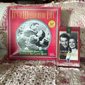 It’s A Wondeful Life Game and VHS